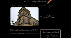 Desktop Screenshot of palaciomarquesdemancera.com